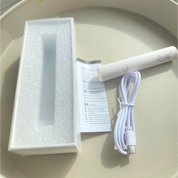 Other - New - Mini UV LED Nail Lamp – Portable & Rechargeable